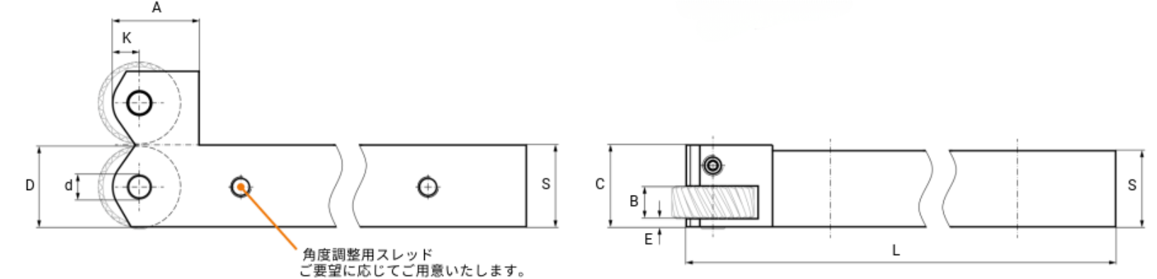 RCDR 寸法図